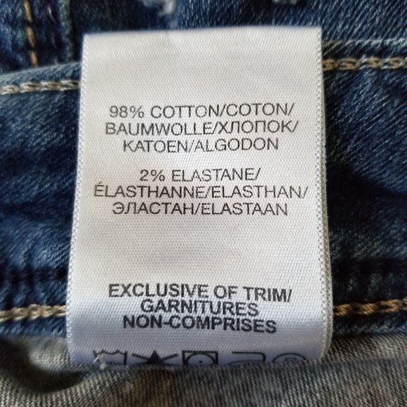 Silver Jeans Co. Distressed Suki Mid Super Stretch‎ Jean Shorts Size 29 - Picture 10 of 10